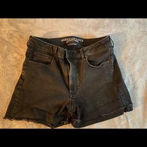 AE super super stretch high rise shorts!